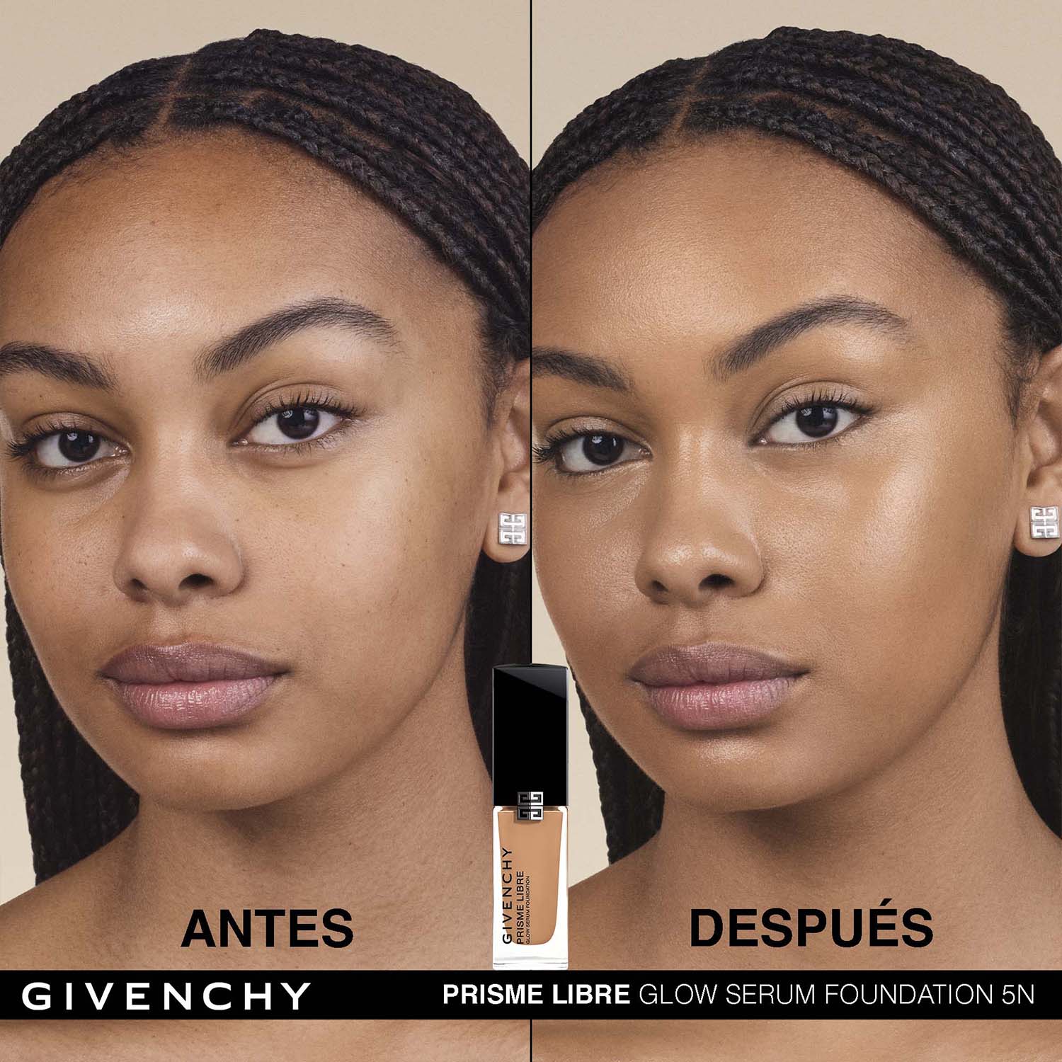 PRISME LIBRE GLOW SERUM FOUNDATION. BASE DE MAQUILLAJE EN SUERO QUE MEJORA LA PIEL, LUMINOSIDAD 24H E HIDRATACIÓN 48 H (BASE DE MAQUILLAJE EN SUERO)